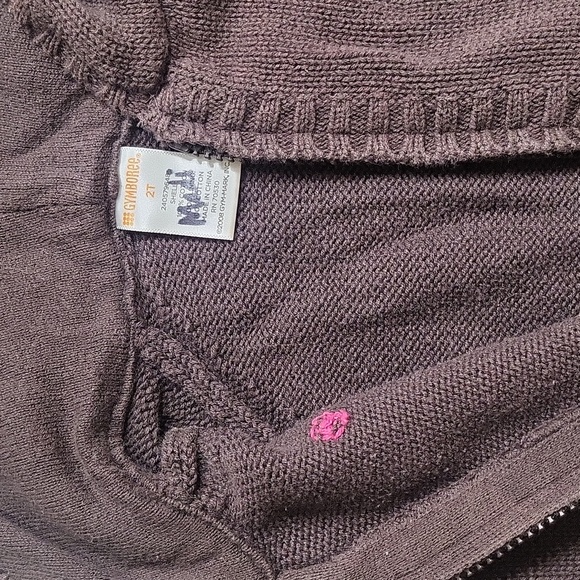GYMBOREE Toddler girl's polka dot hooded sweater size 2T - Picture 3 of 6